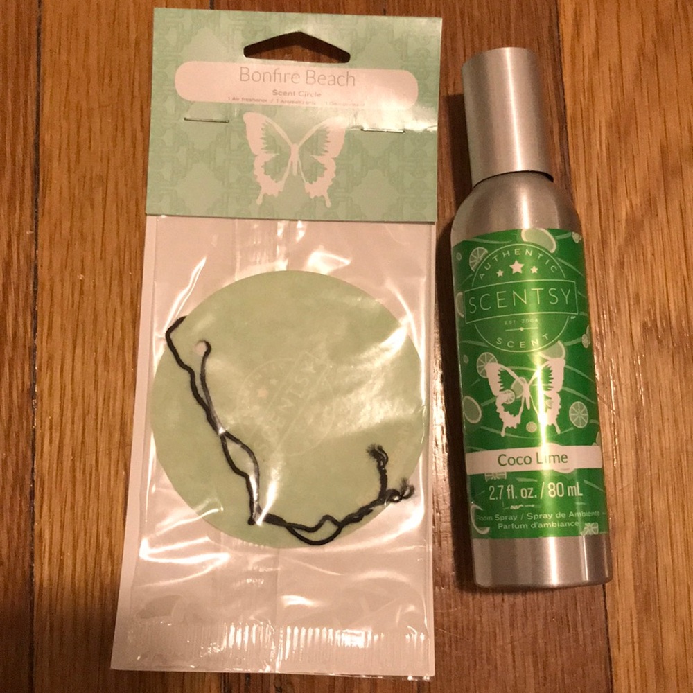 Car air freshener and spray